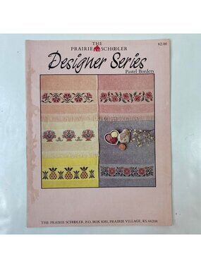 The Prairie Schooler Designer Series Pastel Borders Cross Stitch Pattern Booklet